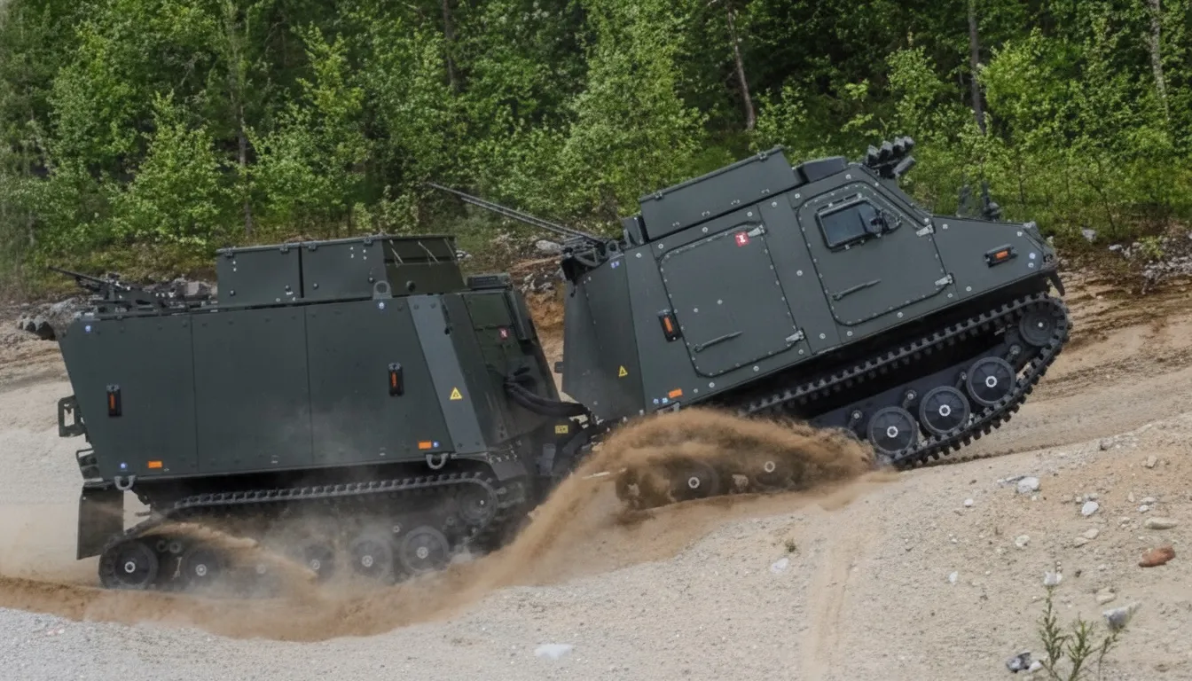 All terrain vehicle in the field